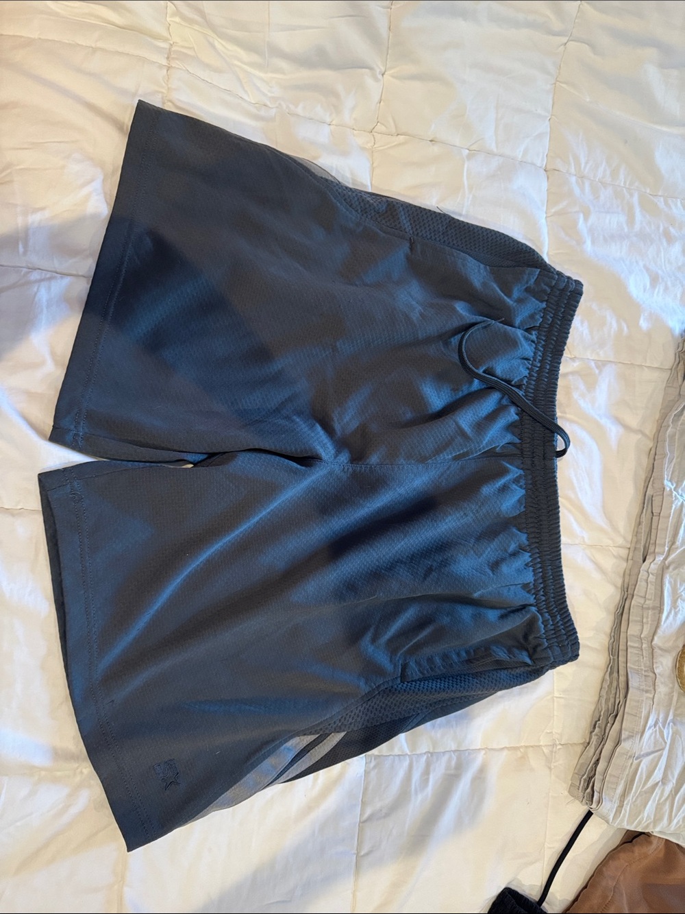 STARTER Black Athletic Mesh Shorts